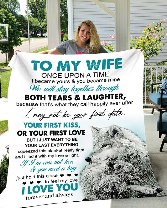 To My Wife Once Upon A Time Blanket