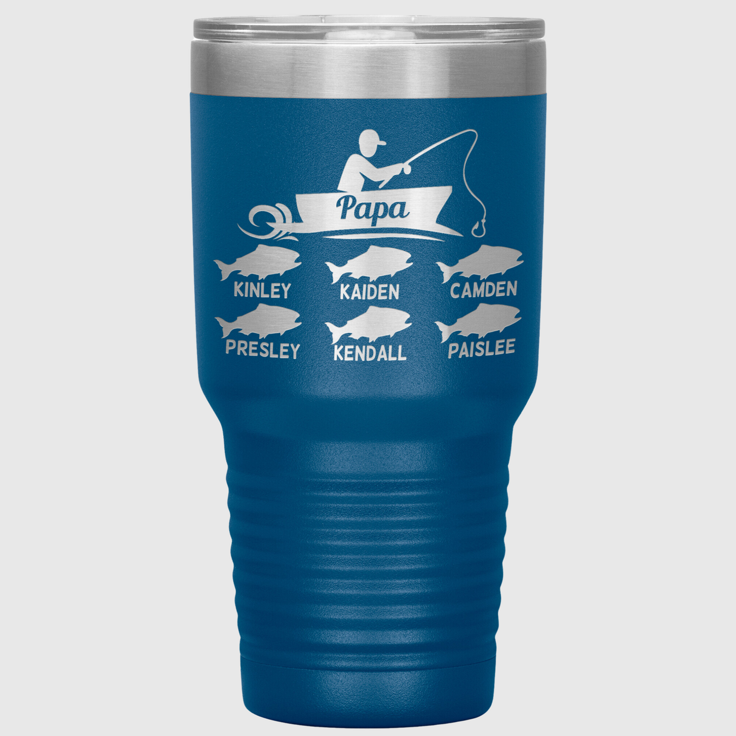 Papa Fishing Tumbler