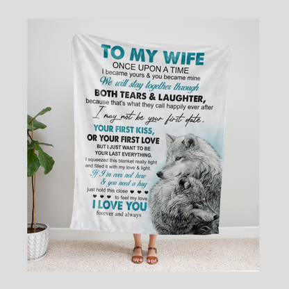 To My Wife Once Upon A Time Blanket