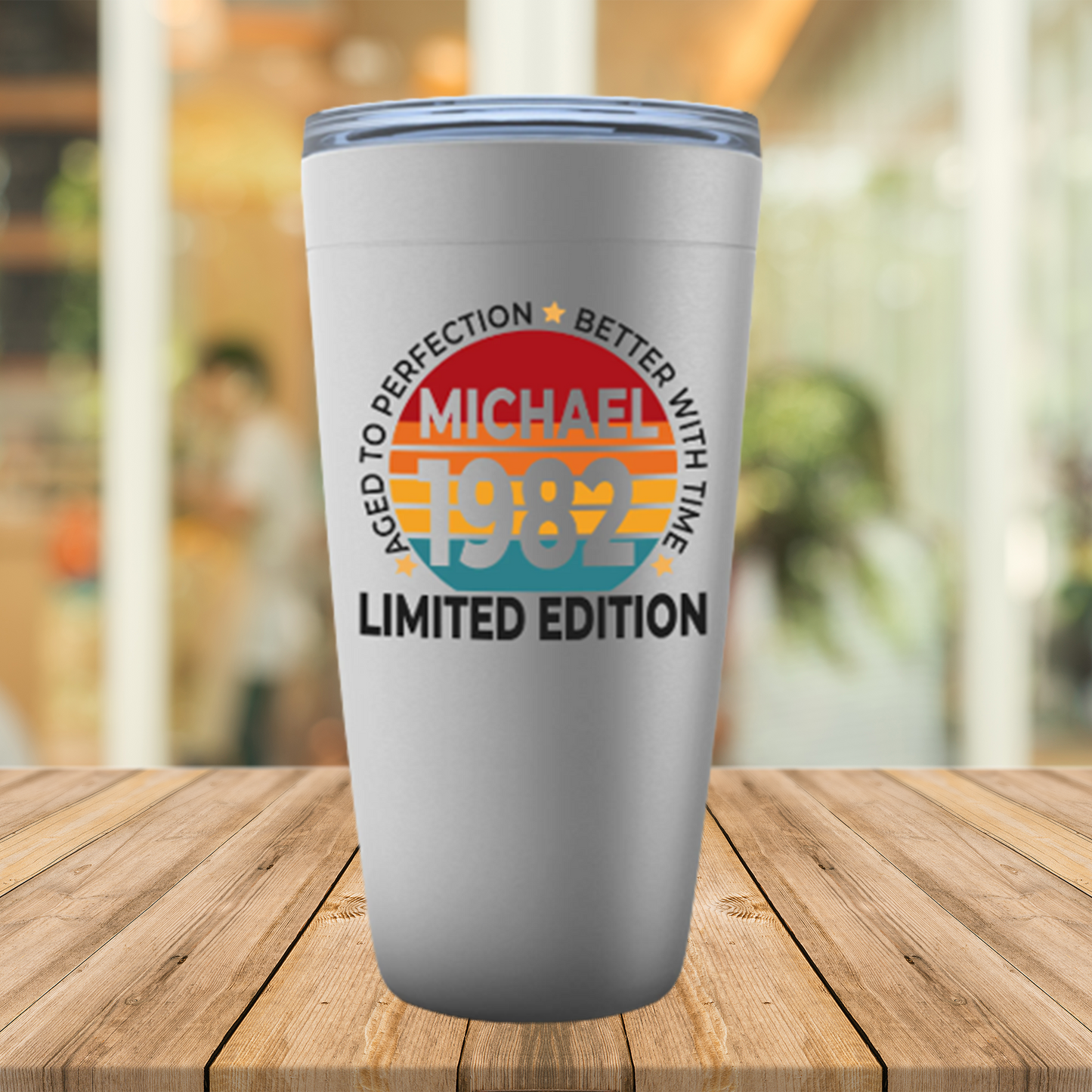 40th Birthday Tumbler Gift For Men, Limited Edition 1982 Custom Party Cup, Fortieth Birthday Present Idea For Husband, Son, Friend, Brother