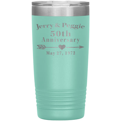 50th Anniversary Tumbler