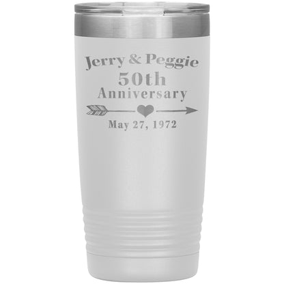 50th Anniversary Tumbler