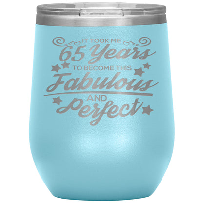 65 Years Fabulous & Perfect Tumbler