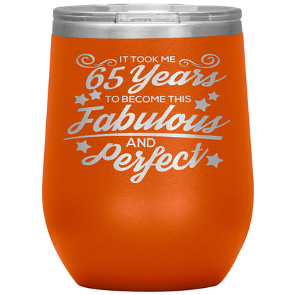 65 Years Fabulous & Perfect Tumbler