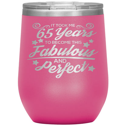 65 Years Fabulous & Perfect Tumbler