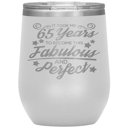 65 Years Fabulous & Perfect Tumbler