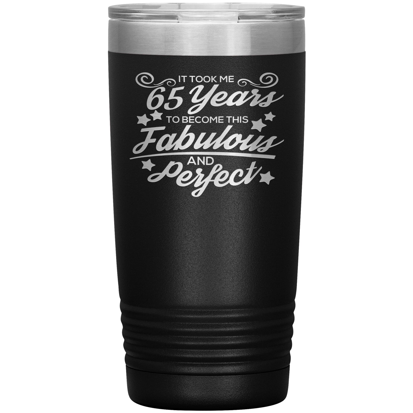 65 Years Fabulous & Perfect Tumbler