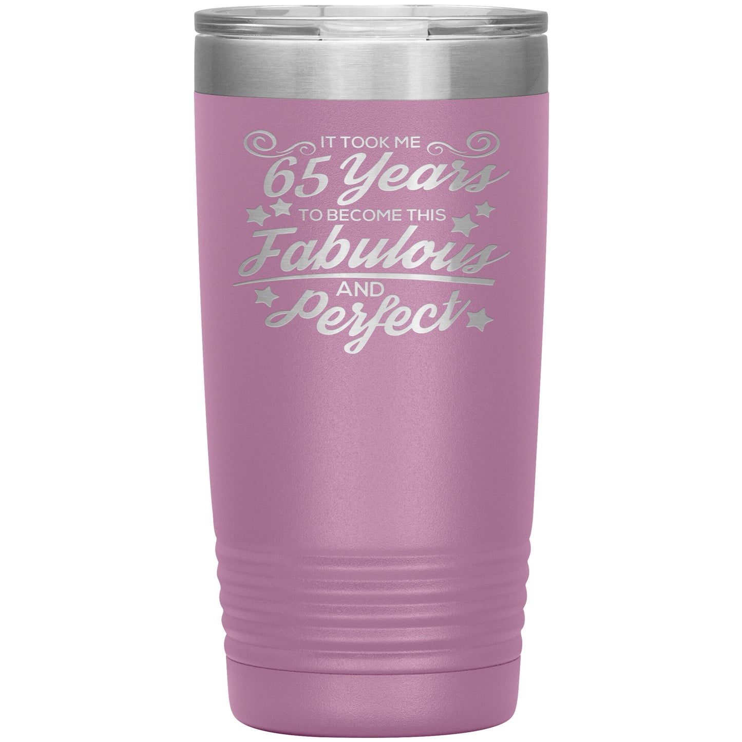 65 Years Fabulous & Perfect Tumbler