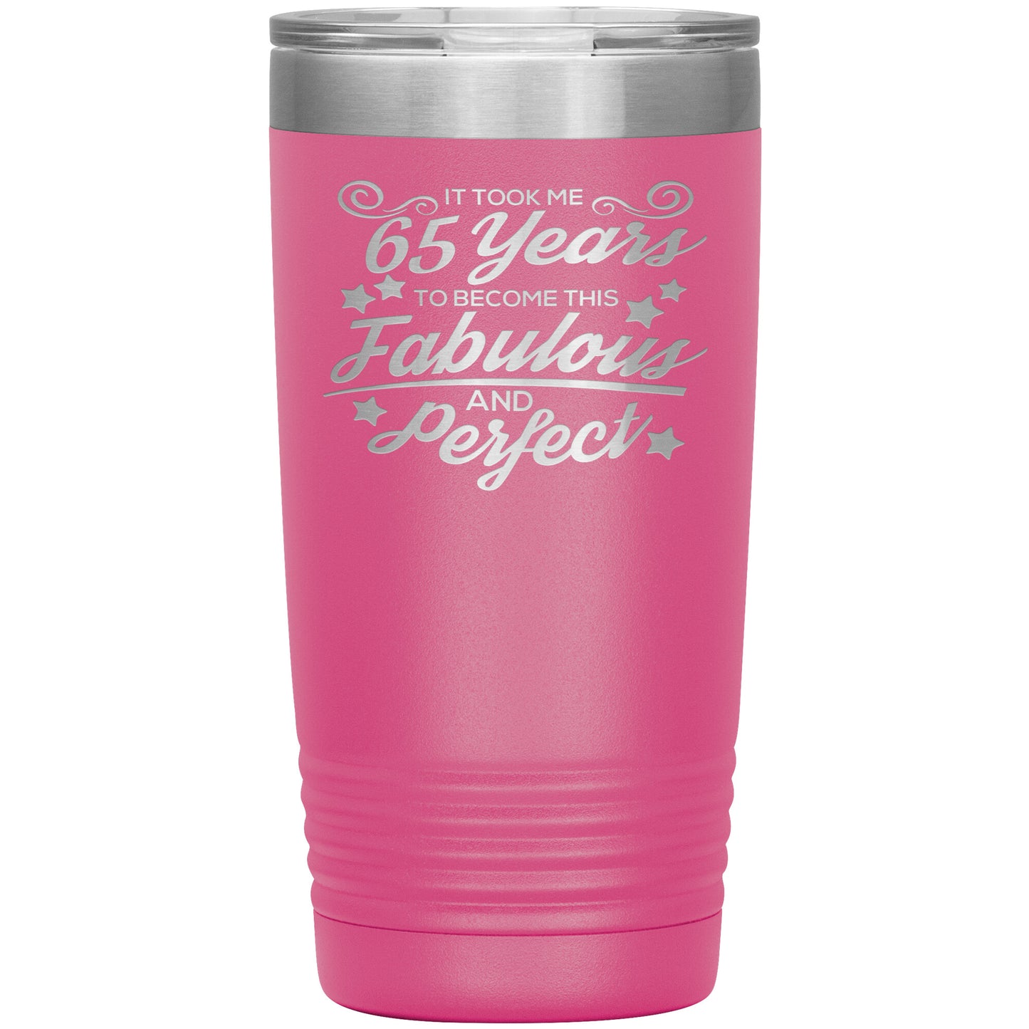 65 Years Fabulous & Perfect Tumbler