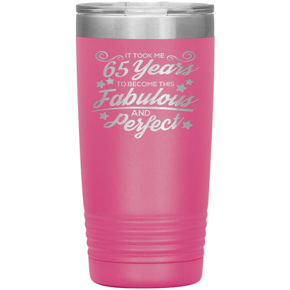 65 Years Fabulous & Perfect Tumbler