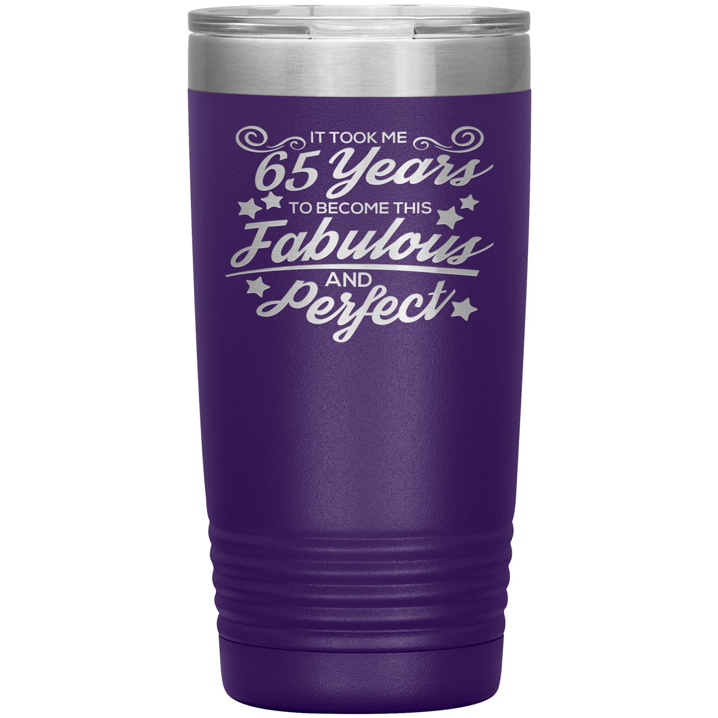 65 Years Fabulous & Perfect Tumbler