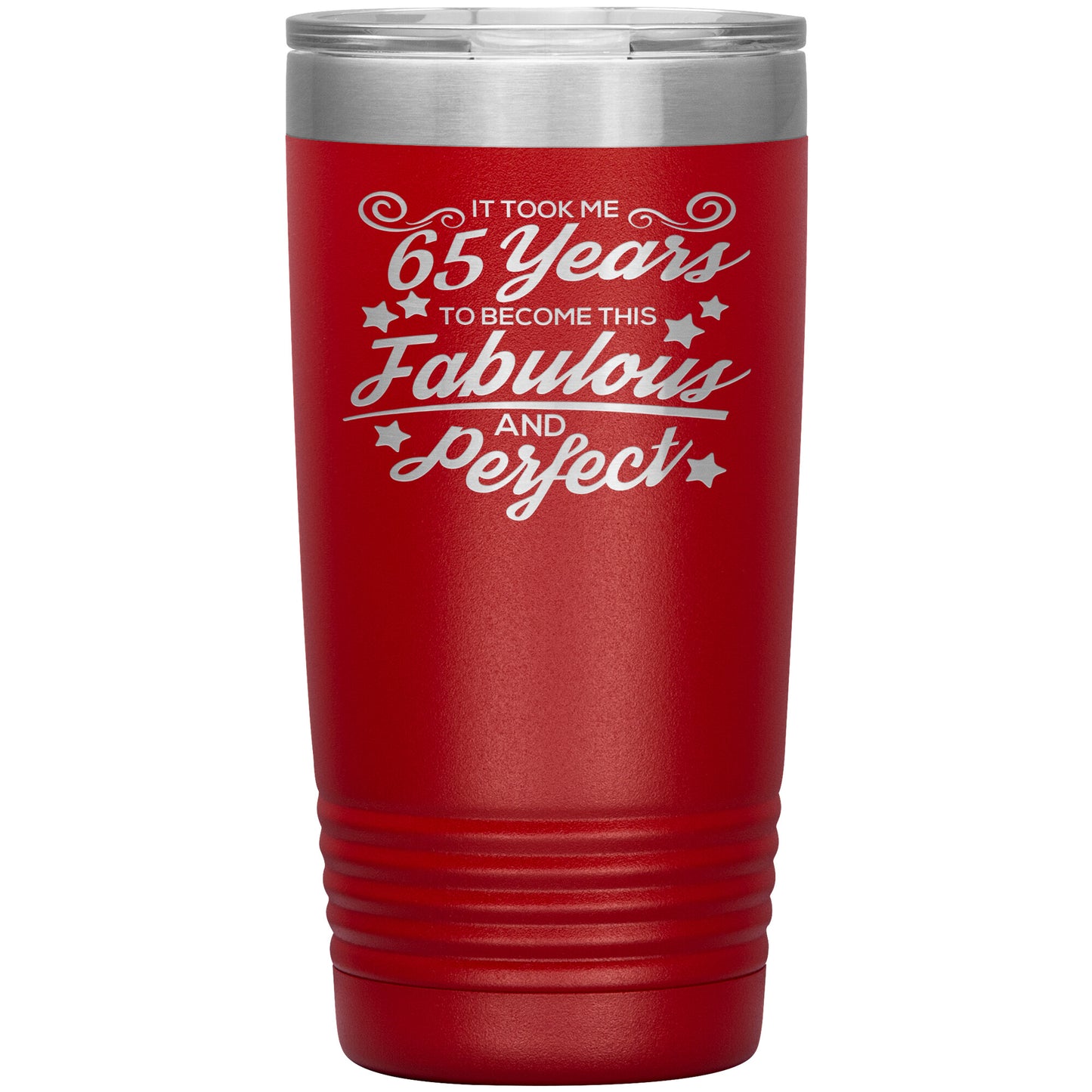 65 Years Fabulous & Perfect Tumbler