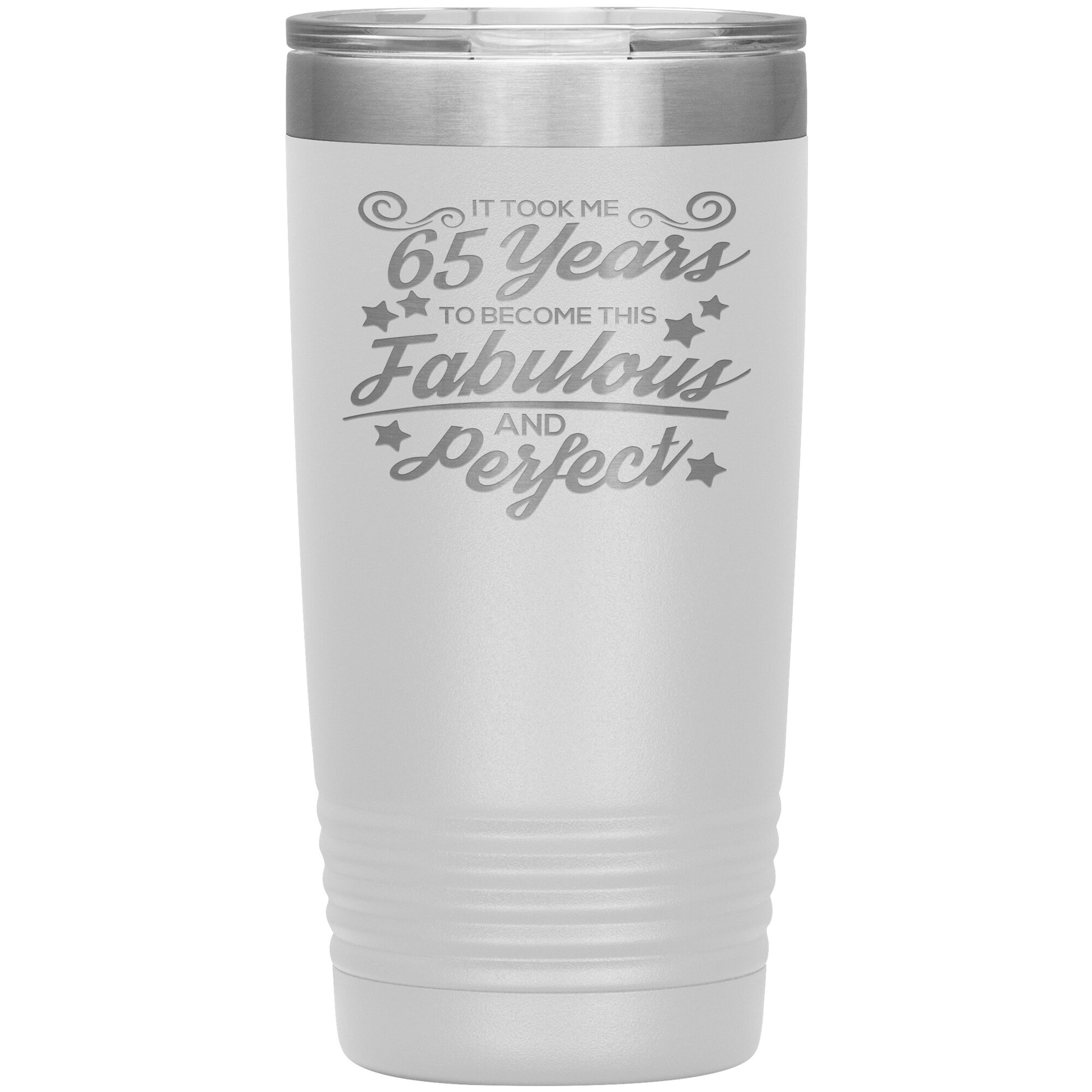 65 Years Fabulous & Perfect Tumbler