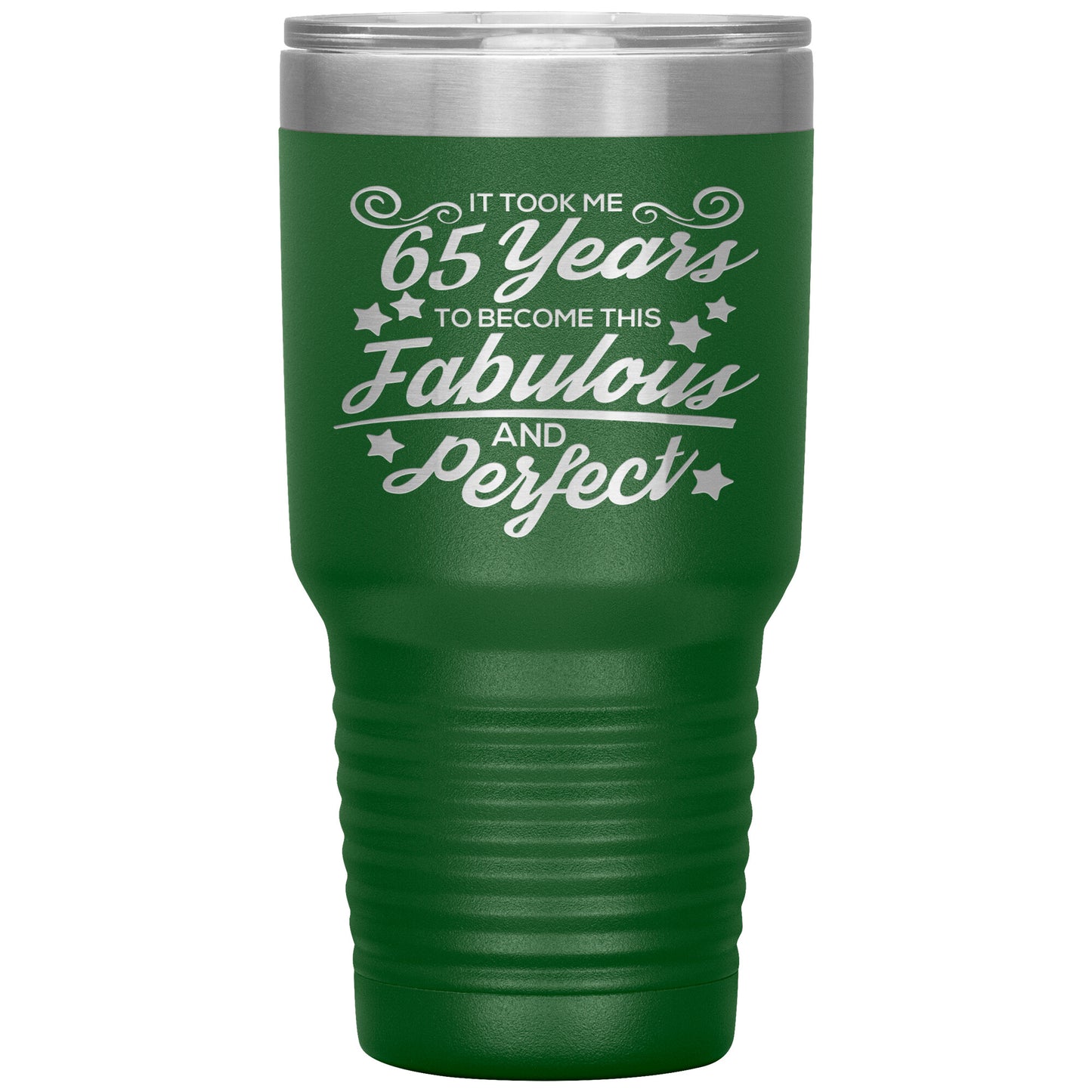 65 Years Fabulous & Perfect Tumbler