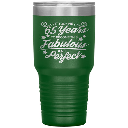 65 Years Fabulous & Perfect Tumbler