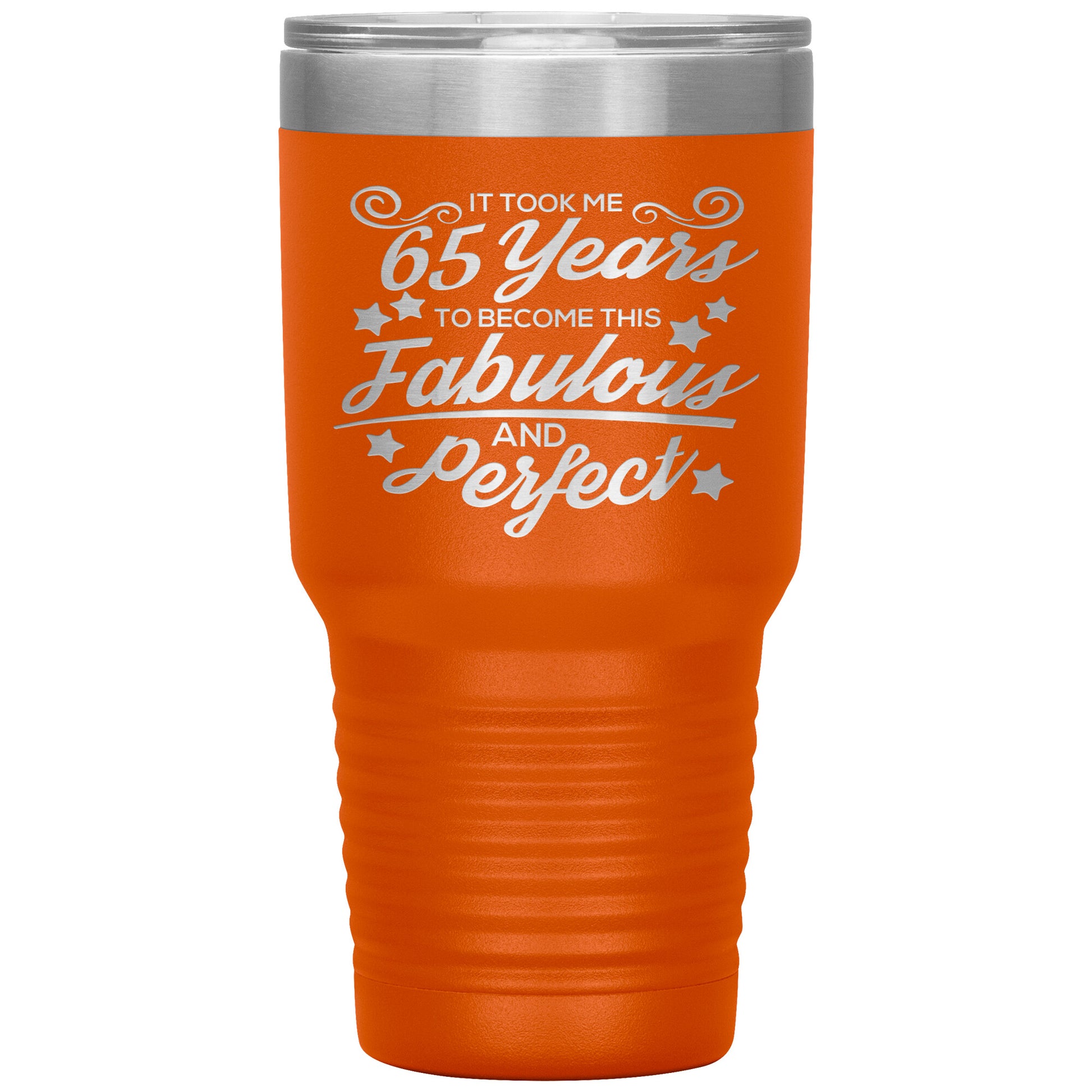 65 Years Fabulous & Perfect Tumbler