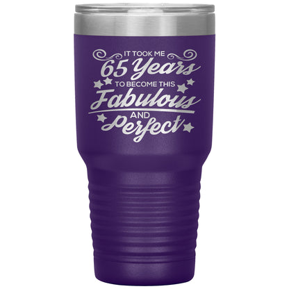 65 Years Fabulous & Perfect Tumbler