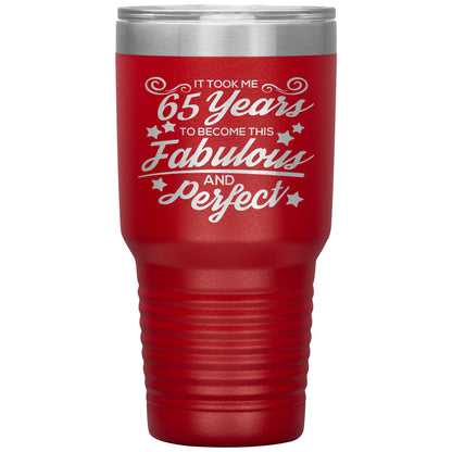 65 Years Fabulous & Perfect Tumbler