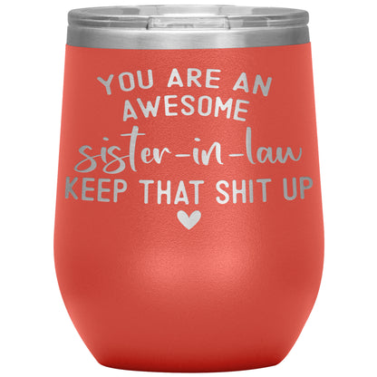 Awesome Sister in Law Tumbler