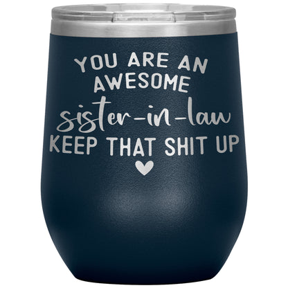 Awesome Sister in Law Tumbler