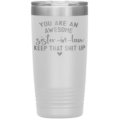 Awesome Sister in Law Tumbler