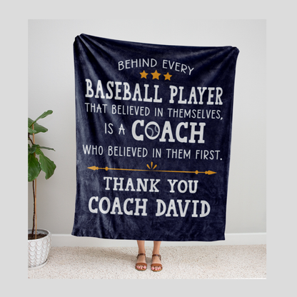 Baseball Coach Blanket