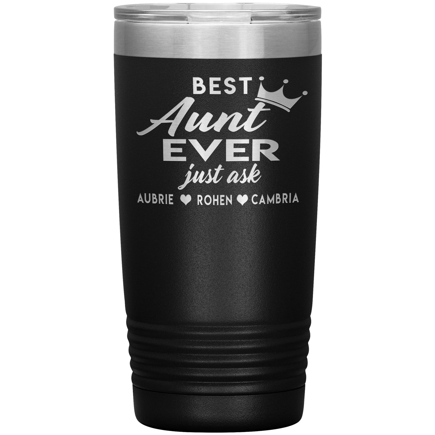 Best Aunt Ever Tumbler