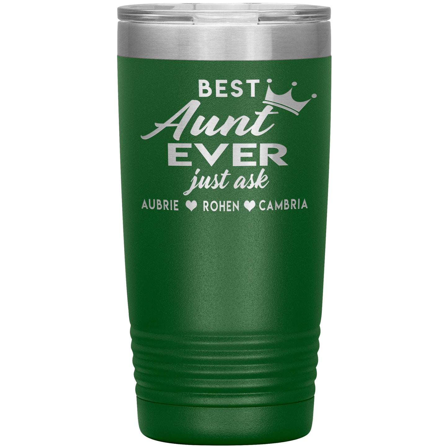 Best Aunt Ever Tumbler