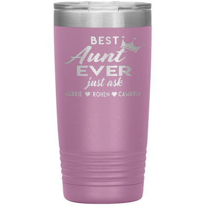 Best Aunt Ever Tumbler