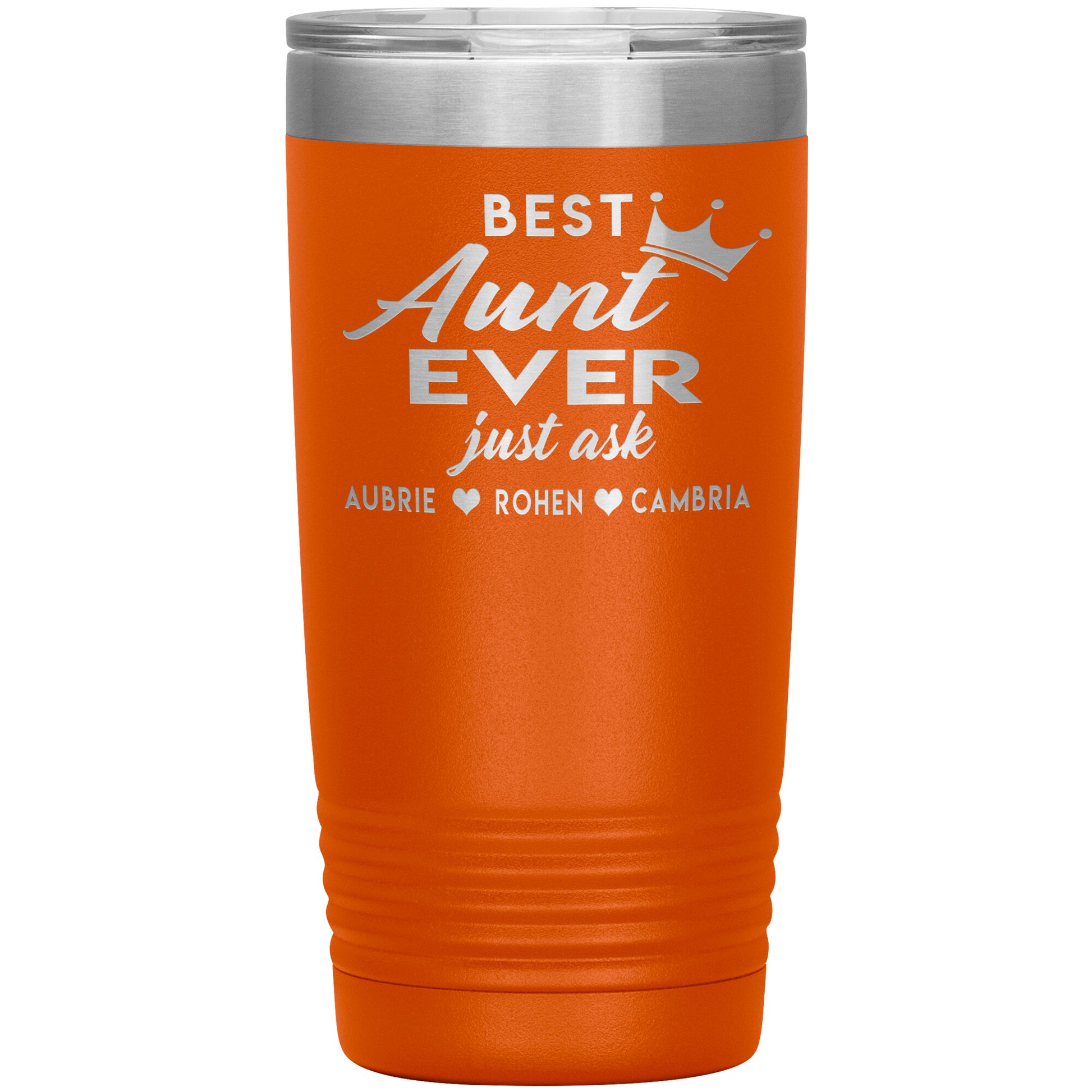 Best Aunt Ever Tumbler