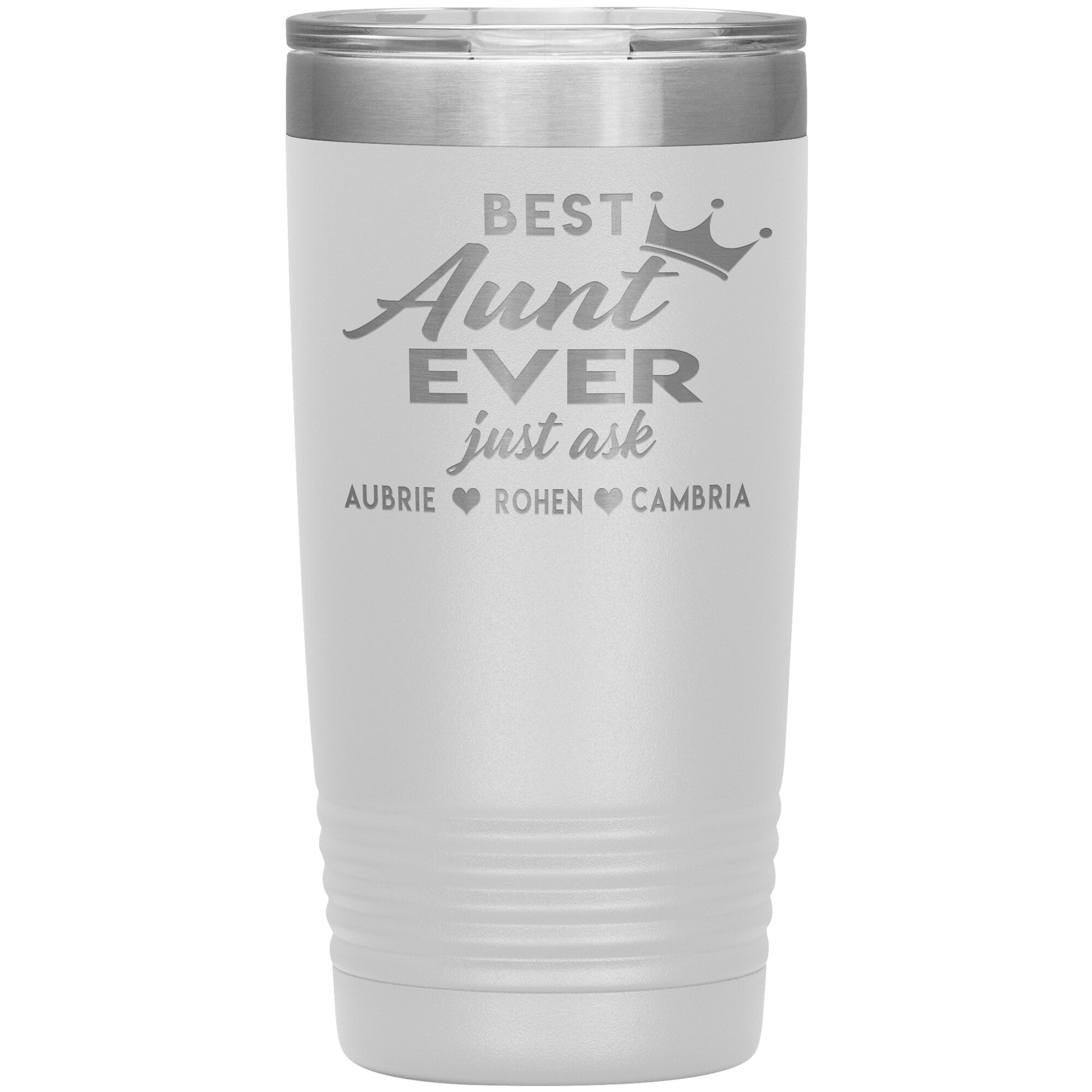 Best Aunt Ever Tumbler