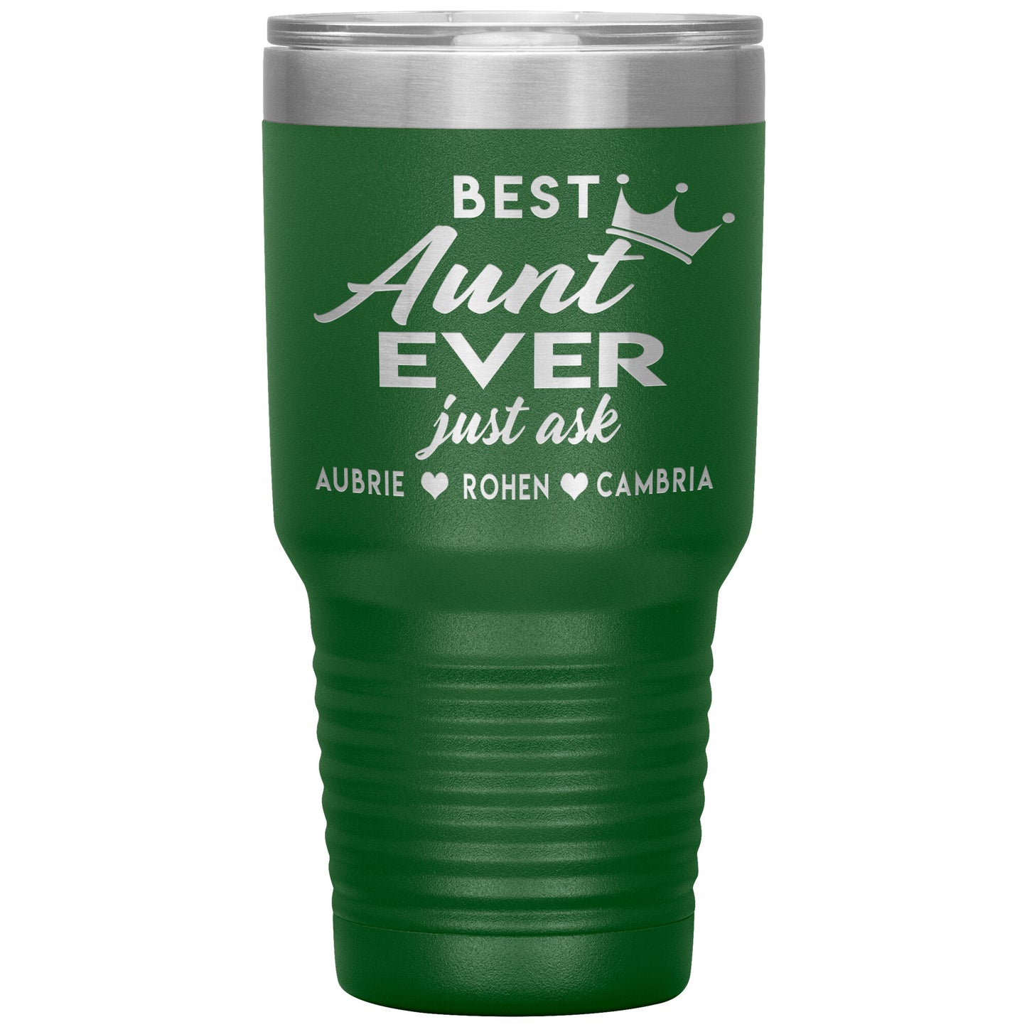 Best Aunt Ever Tumbler