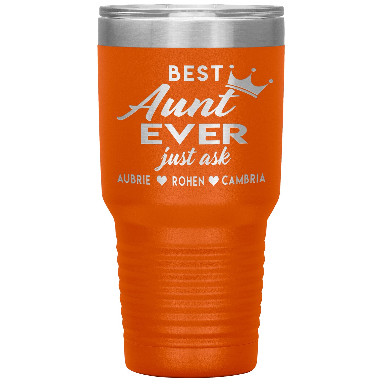 Best Aunt Ever Tumbler