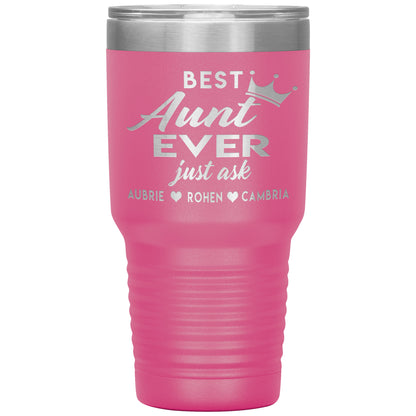 Best Aunt Ever Tumbler