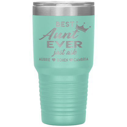 Best Aunt Ever Tumbler