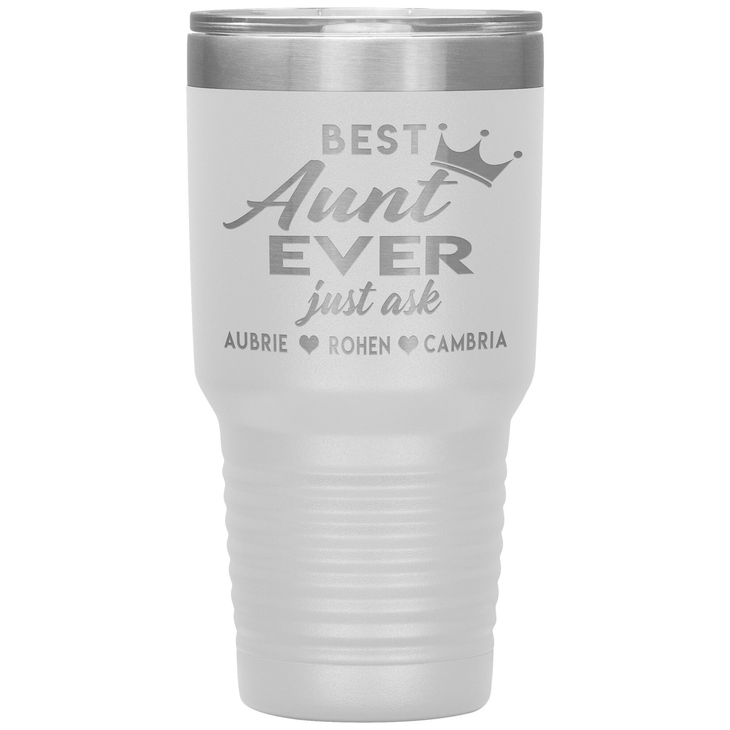 Best Aunt Ever Tumbler