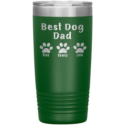 Best Dog Dad Tumbler