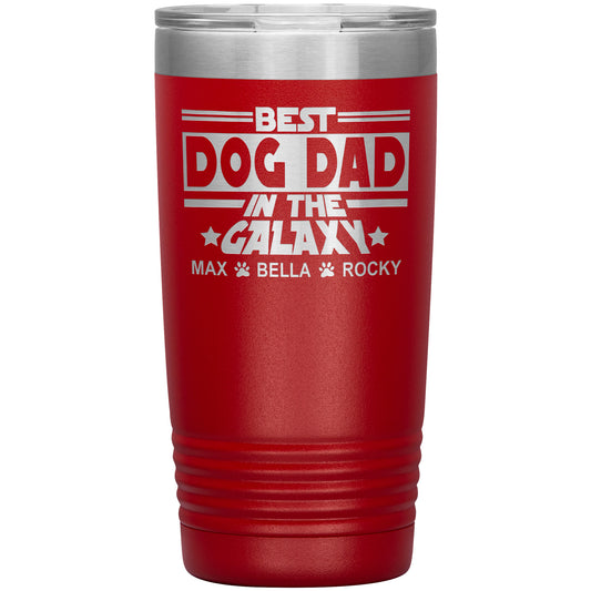 Best Dog Dad in the Galaxy Tumbler