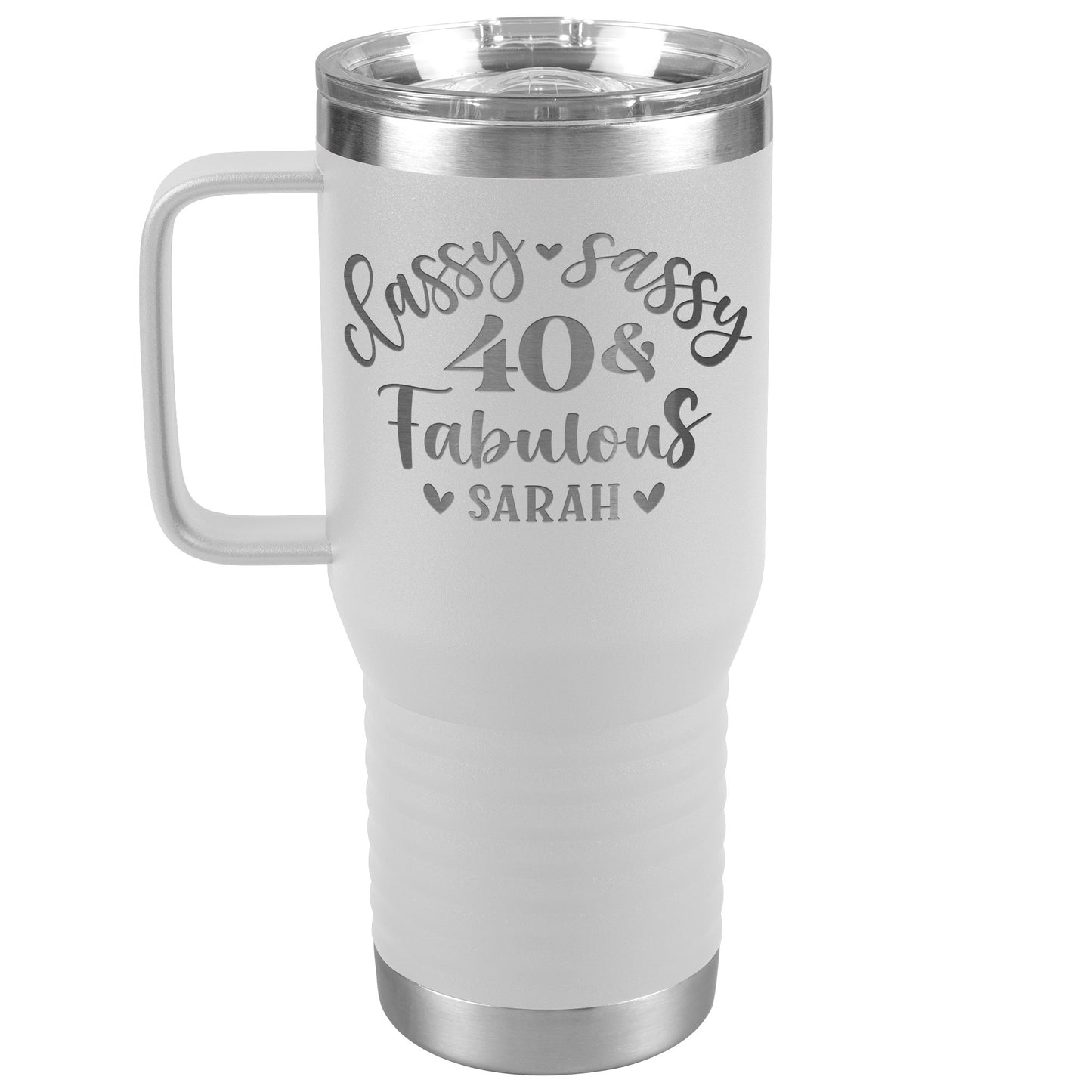 Classy Sassy 40 and Fabulous Birthday Tumbler