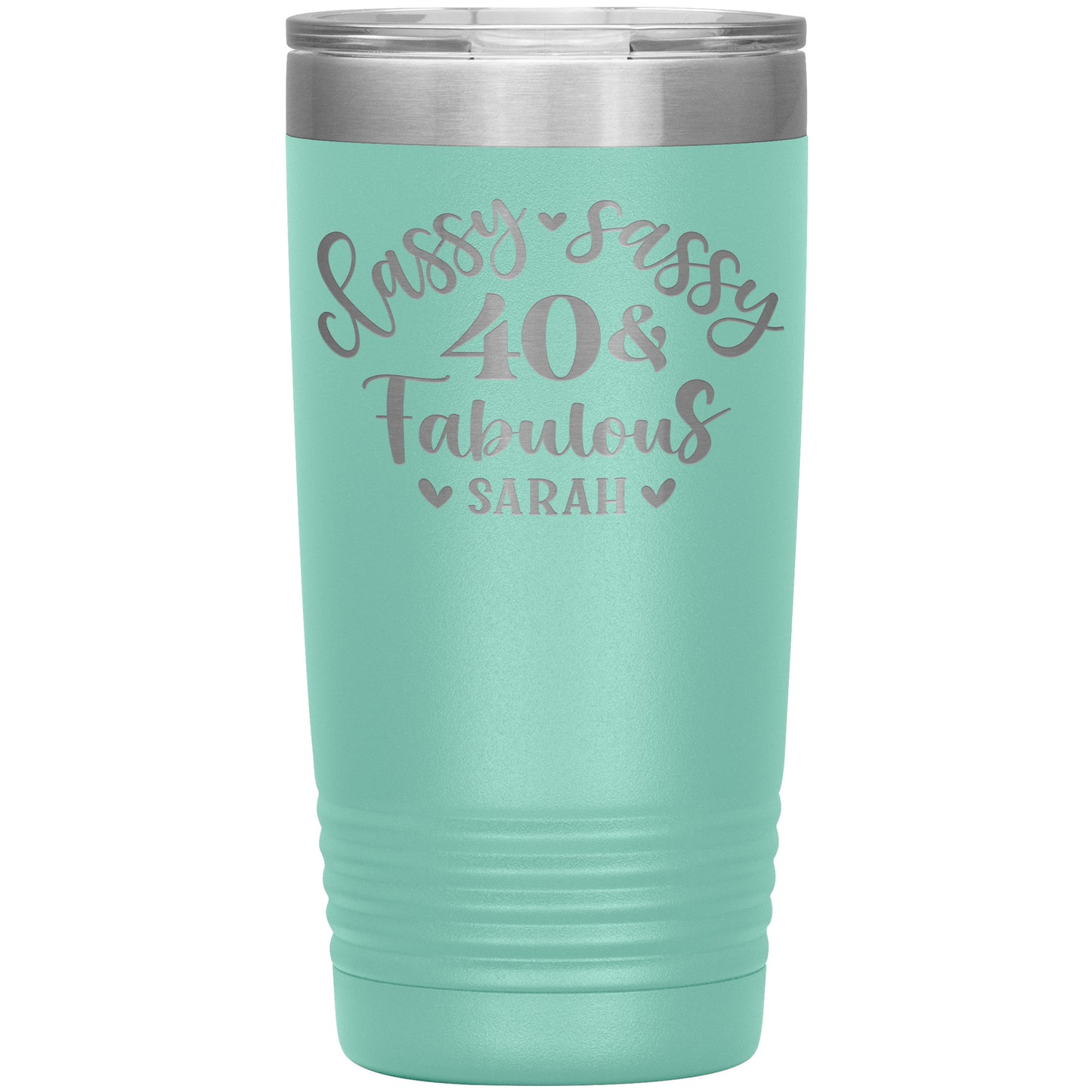 Classy Sassy 40 and Fabulous Birthday Tumbler