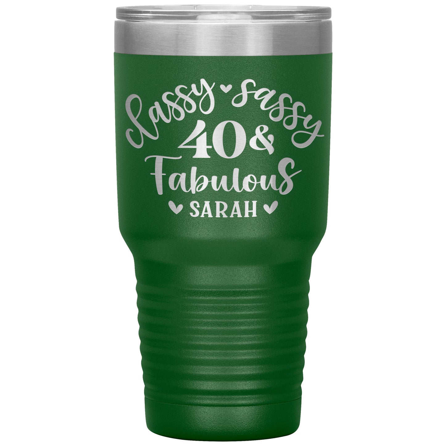 Classy Sassy 40 and Fabulous Birthday Tumbler