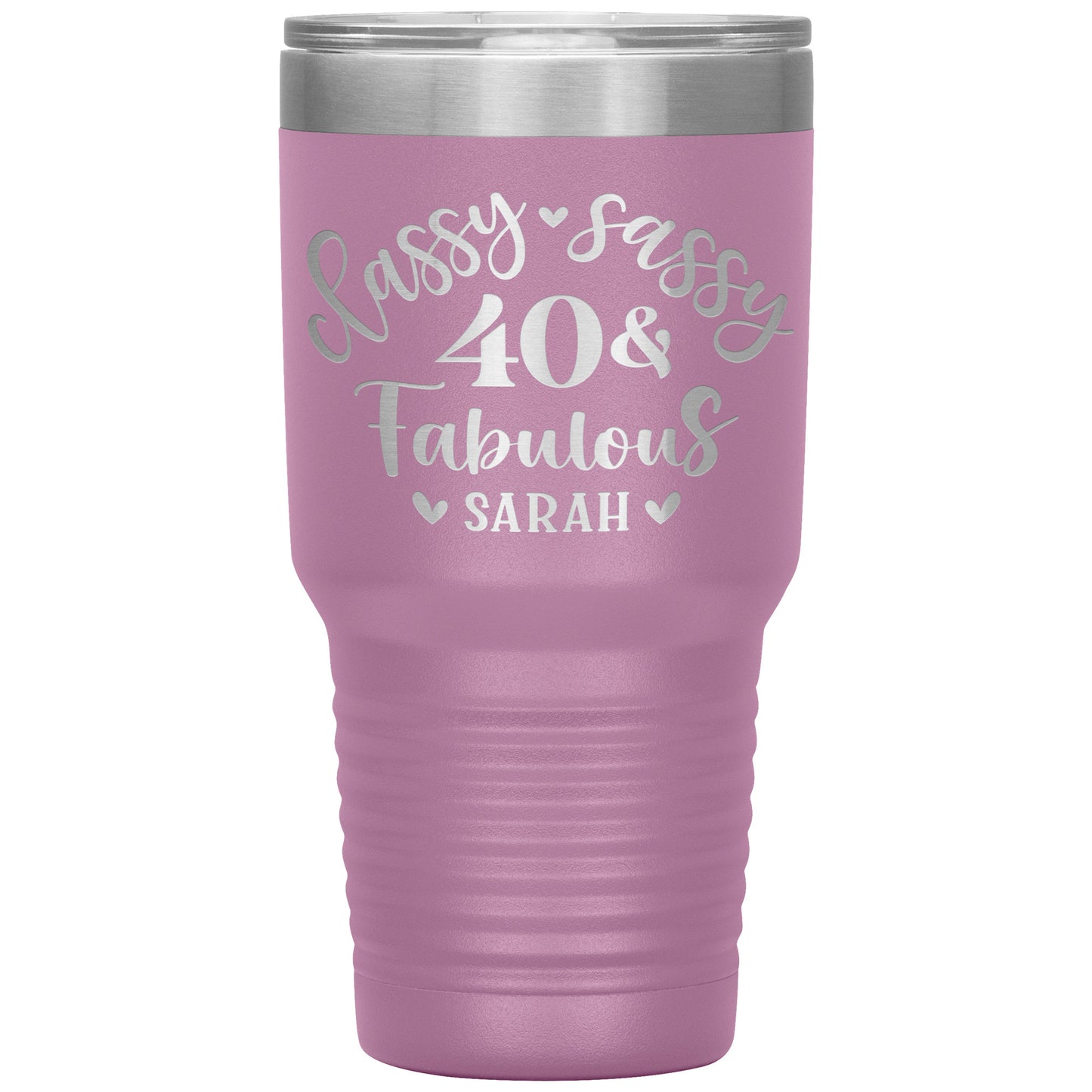 Classy Sassy 40 and Fabulous Birthday Tumbler