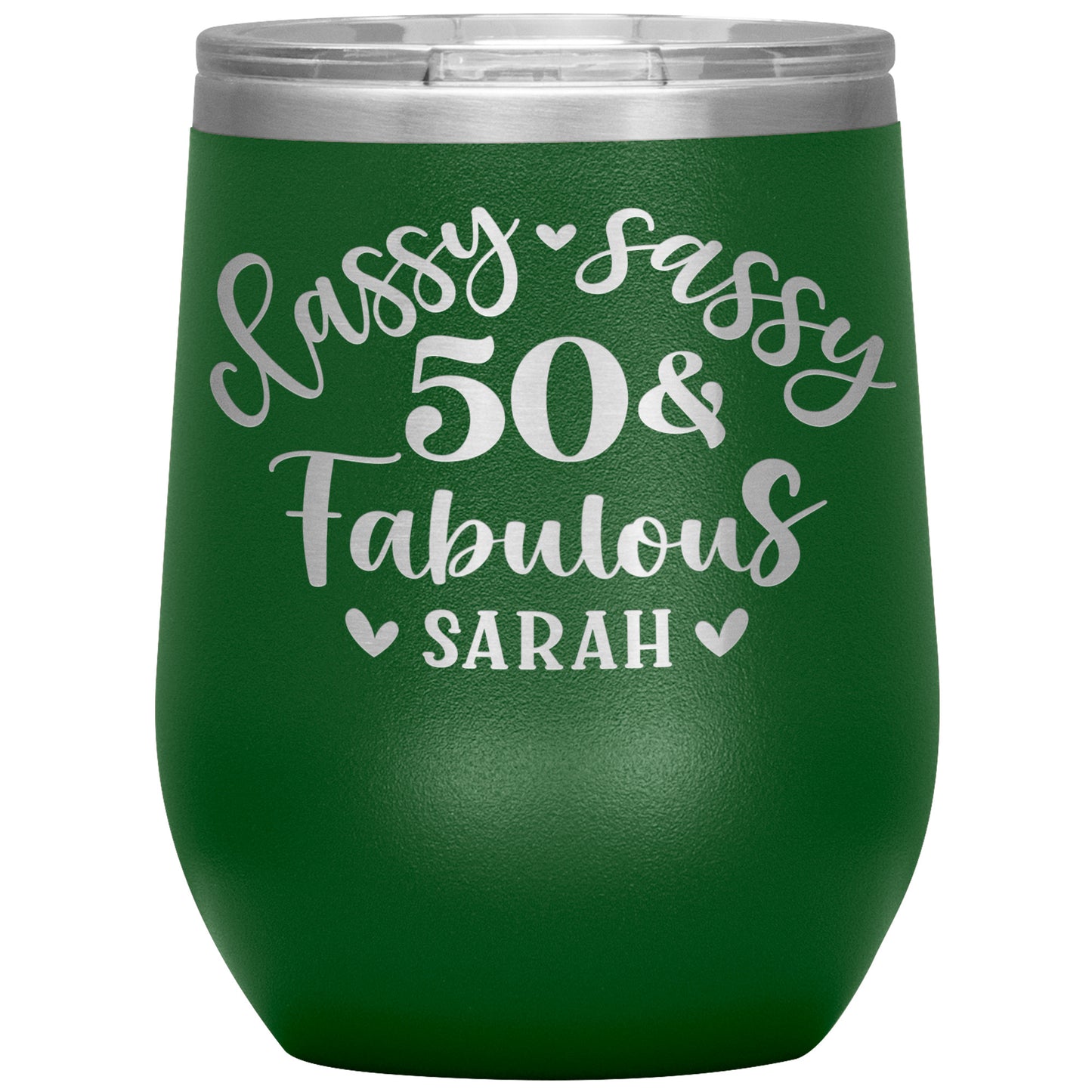 Classy Sassy 50 and Fabulous Birthday Tumbler