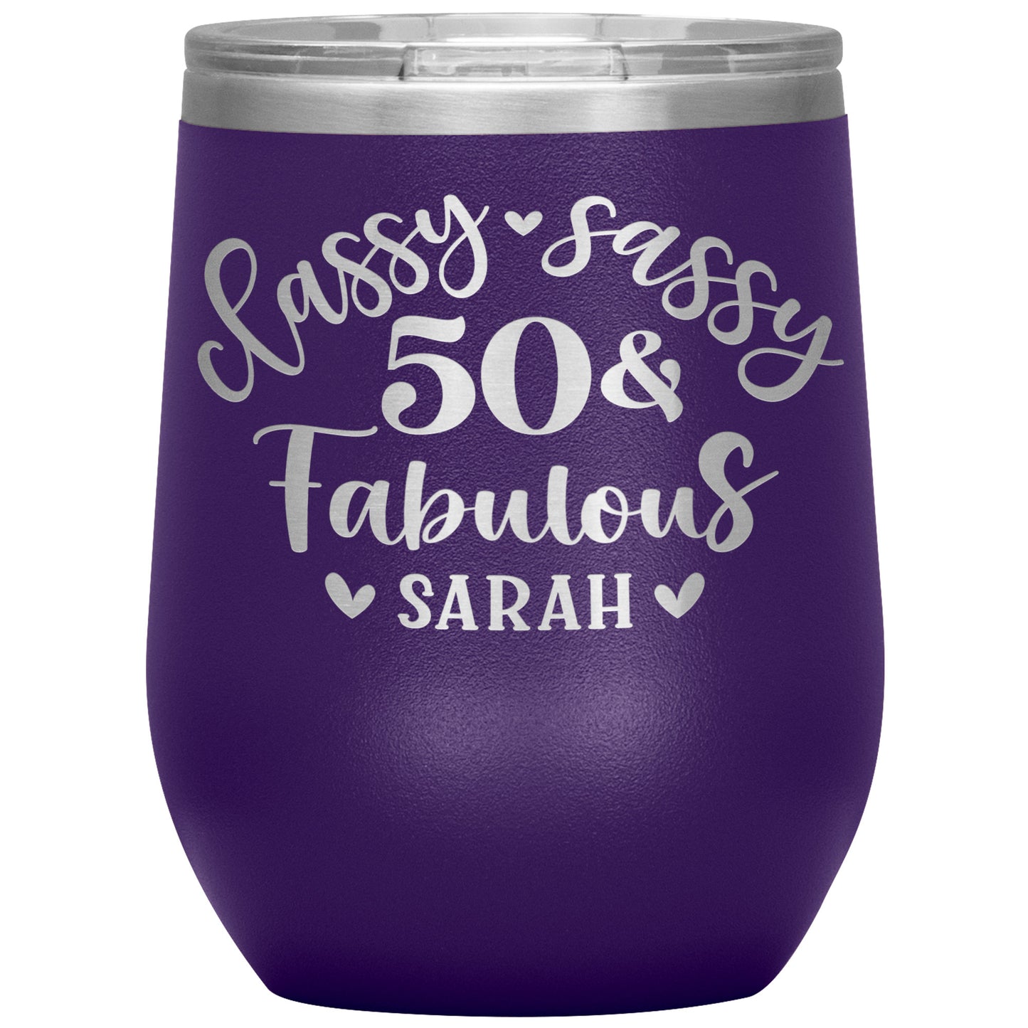 Classy Sassy 50 and Fabulous Birthday Tumbler