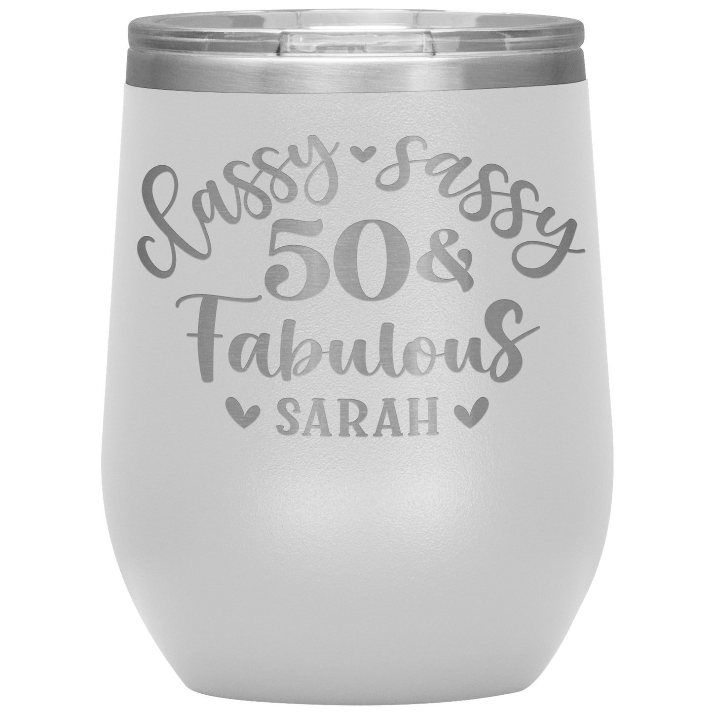 Classy Sassy 50 and Fabulous Birthday Tumbler