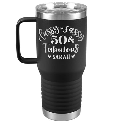 Classy Sassy 50 and Fabulous Birthday Tumbler