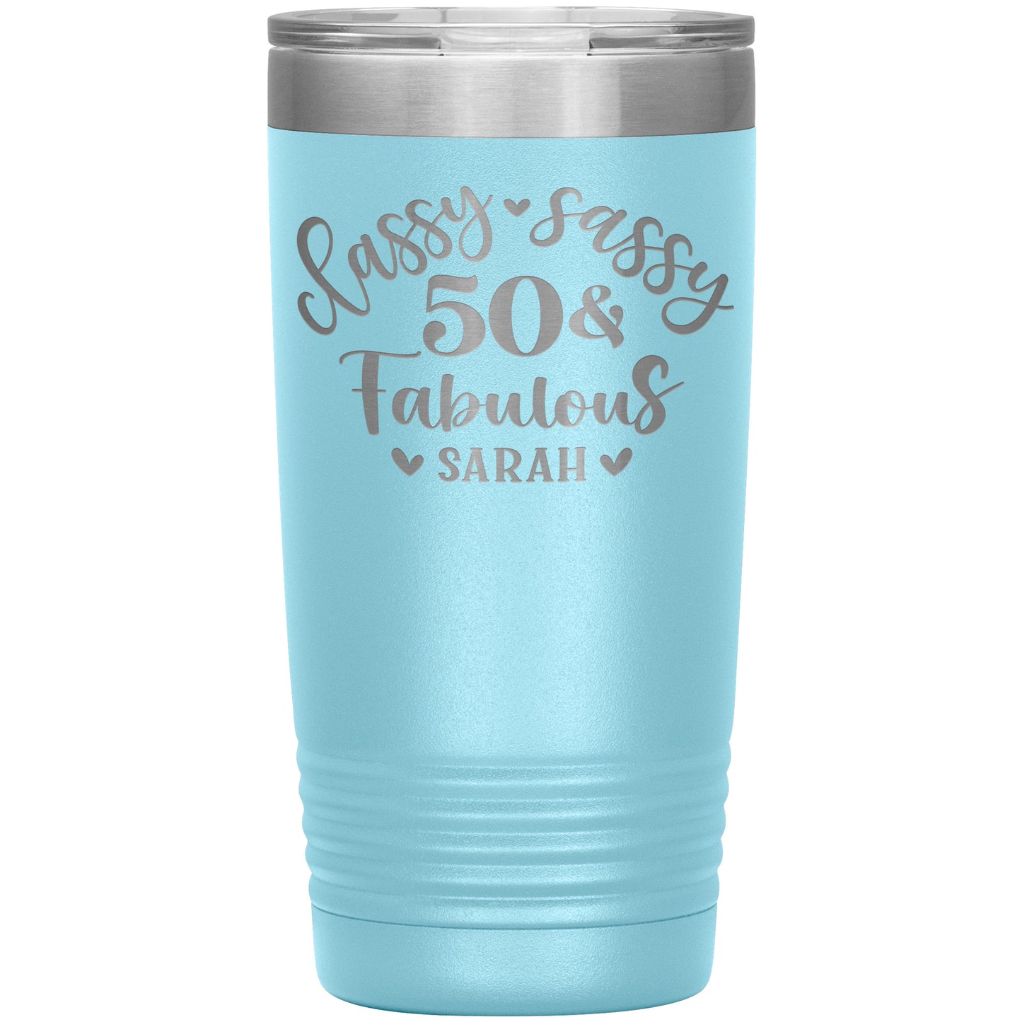 Classy Sassy 50 and Fabulous Birthday Tumbler