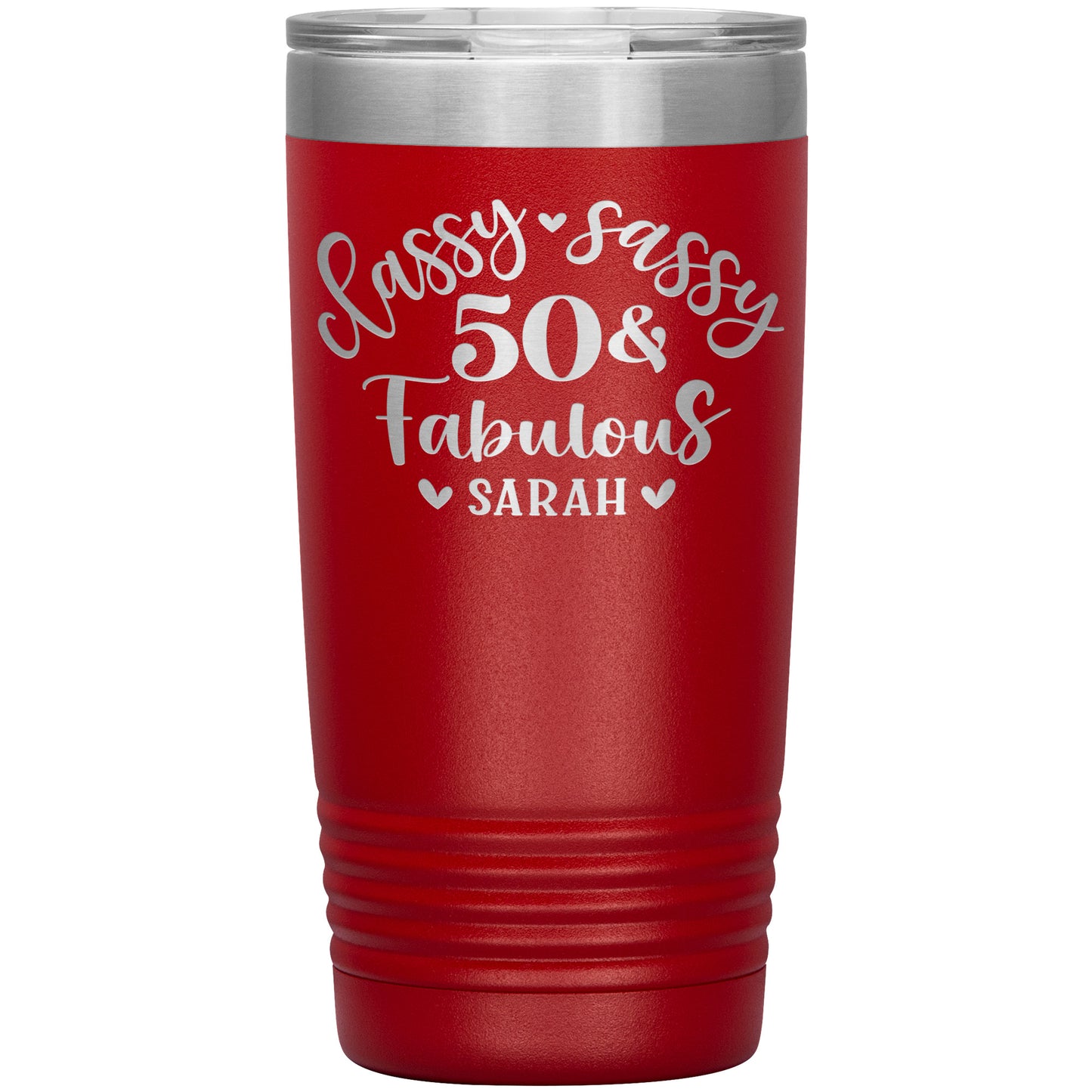 Classy Sassy 50 and Fabulous Birthday Tumbler