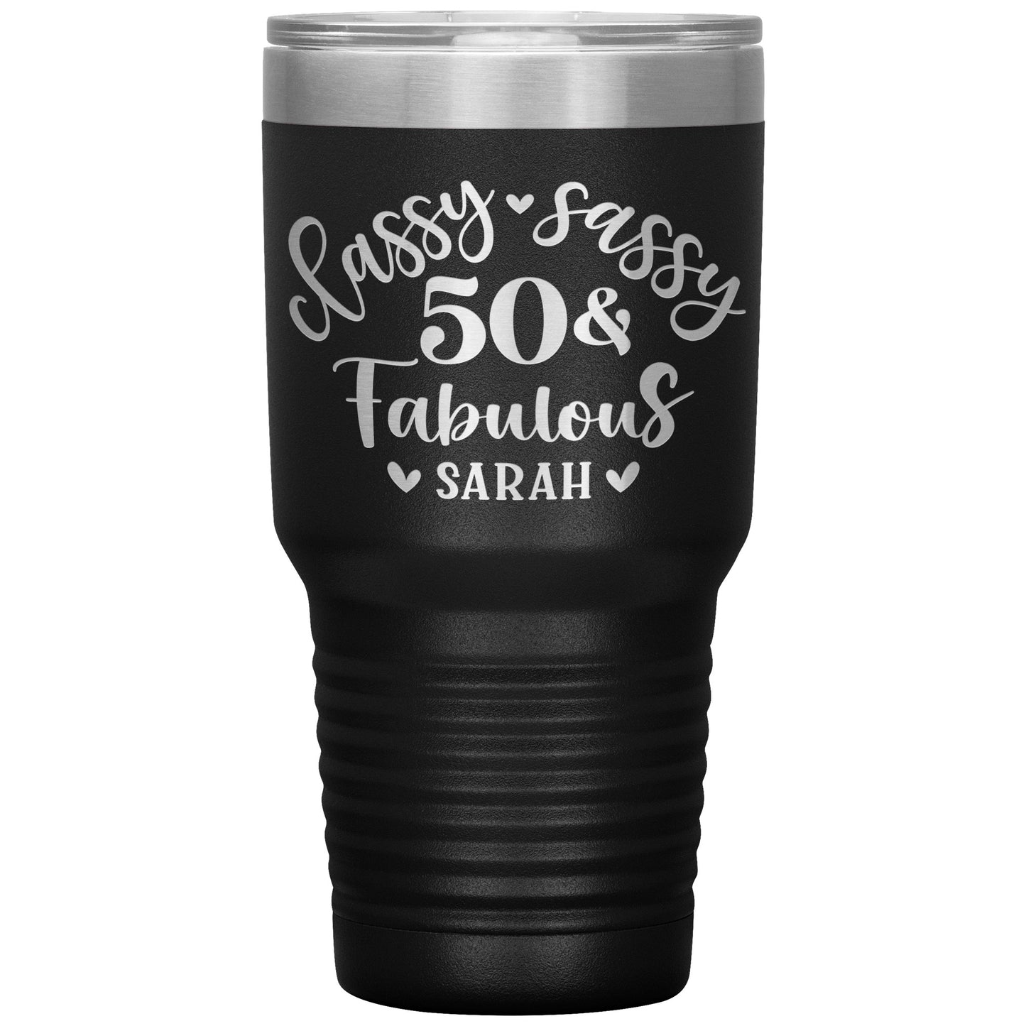 Classy Sassy 50 and Fabulous Birthday Tumbler