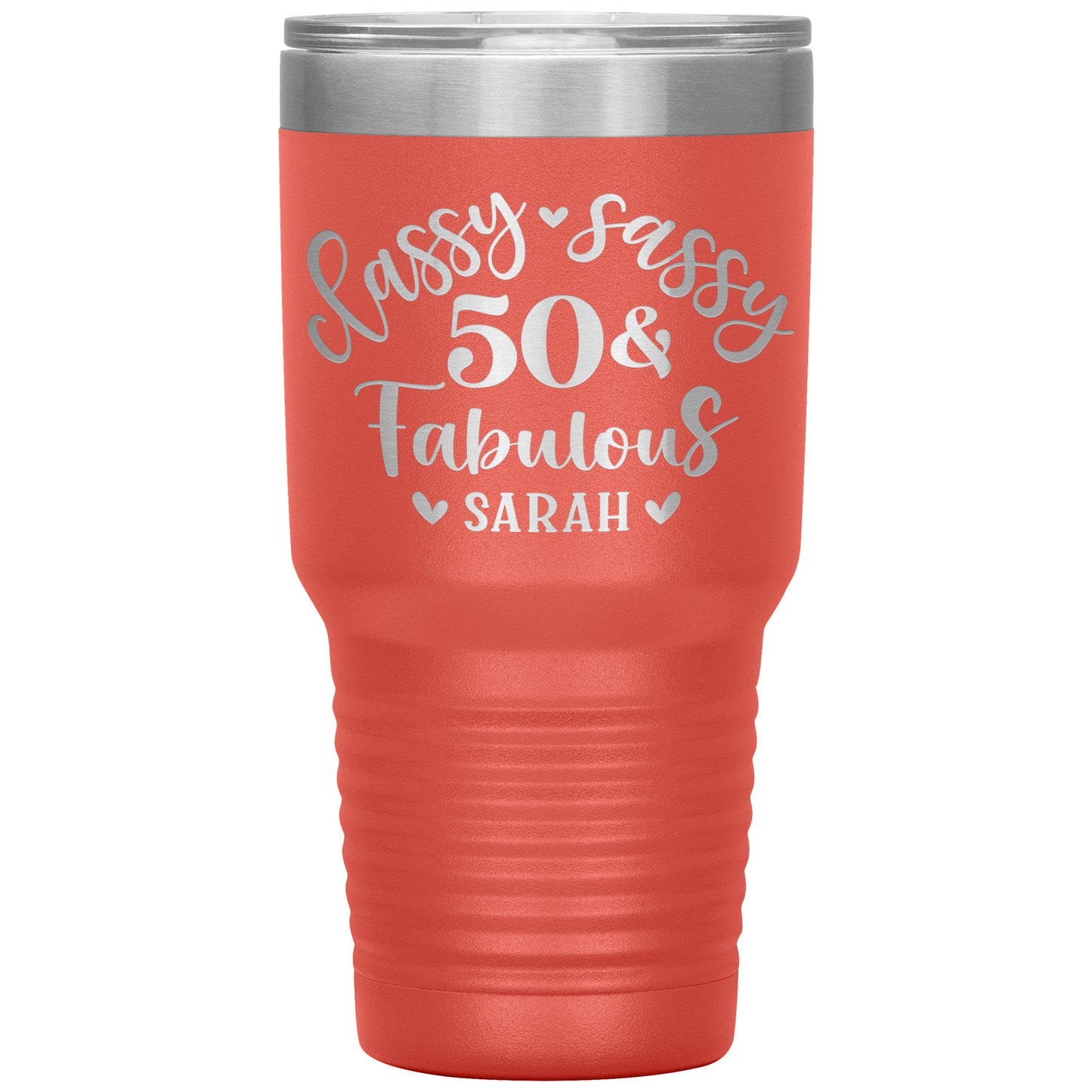 Classy Sassy 50 and Fabulous Birthday Tumbler